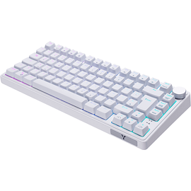 ISY IGK- 6500 Gasket Mount, Gaming Tastatur, Mechanisch, Sonstiges, Kabelgebunden, Weiß
