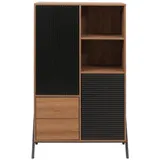 MCW O40 Hochschrank 79 x 40 x 138 cm Natur MDF/Metall