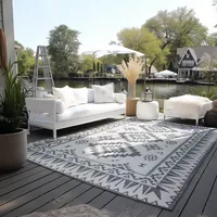 ELLE DECORATION Dynamic Wendeteppich 120 x 170 cm Silber