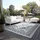 ELLE DECORATION Dynamic Wendeteppich 120 x 170 cm Silber