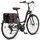 licorne bike gmbh Stella Plus 28 Zoll RH 0 cm Unisex schwarz