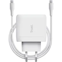 Trust Maxo Ladegerät, USB-C, 100 W, Weiß