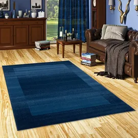 Pergamon Modern, Dunkelblau, Textil, 140x200 cm, Teppiche | Böden, Teppiche