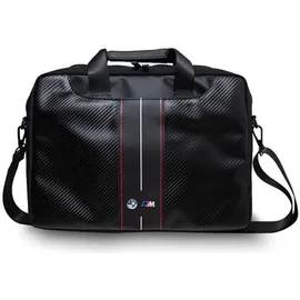 CG Mobile BMW BMCB15COMSCAKR 15" czarny/black Carbon Red Stripes 16" Notebooktasche, Schwarz