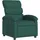 vidaXL Relaxsessel Modell 36 Polyester 55,4 x 99,5 x 74,3 cm Dunkelgrün mit Liegeposition