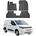 Auto-Fußmatten für Opel Combo 2018-2024 Gummimatten Schwarz 4 tlg 4 St für Opel Combo 2018-2024 Opel Combo 2018-2024 Antirutsch Wasserfest Einfache Installation schwarz