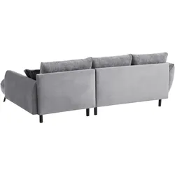 Ecksofa EXXPO - SOFA FASHION, grau, B:260cm H:92cm T:187cm, Sofas, stabile Rücken - Kissen, bequem und modern