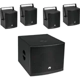 Omnitronic MOLLY-12A + 4x MOLLY-6 Top schwarz