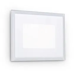 Ideal Lux LED Deckeneinbauleuchte INDIO, eckig, 5W, 3000K, 585lm, weiß IDEA-255781