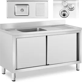 Royal Catering - 1 Becken - - Edelstahl - 500 x 60 cm
