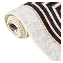 vidaXL Lia Teppich 80 x 150 cm Hellbeige
