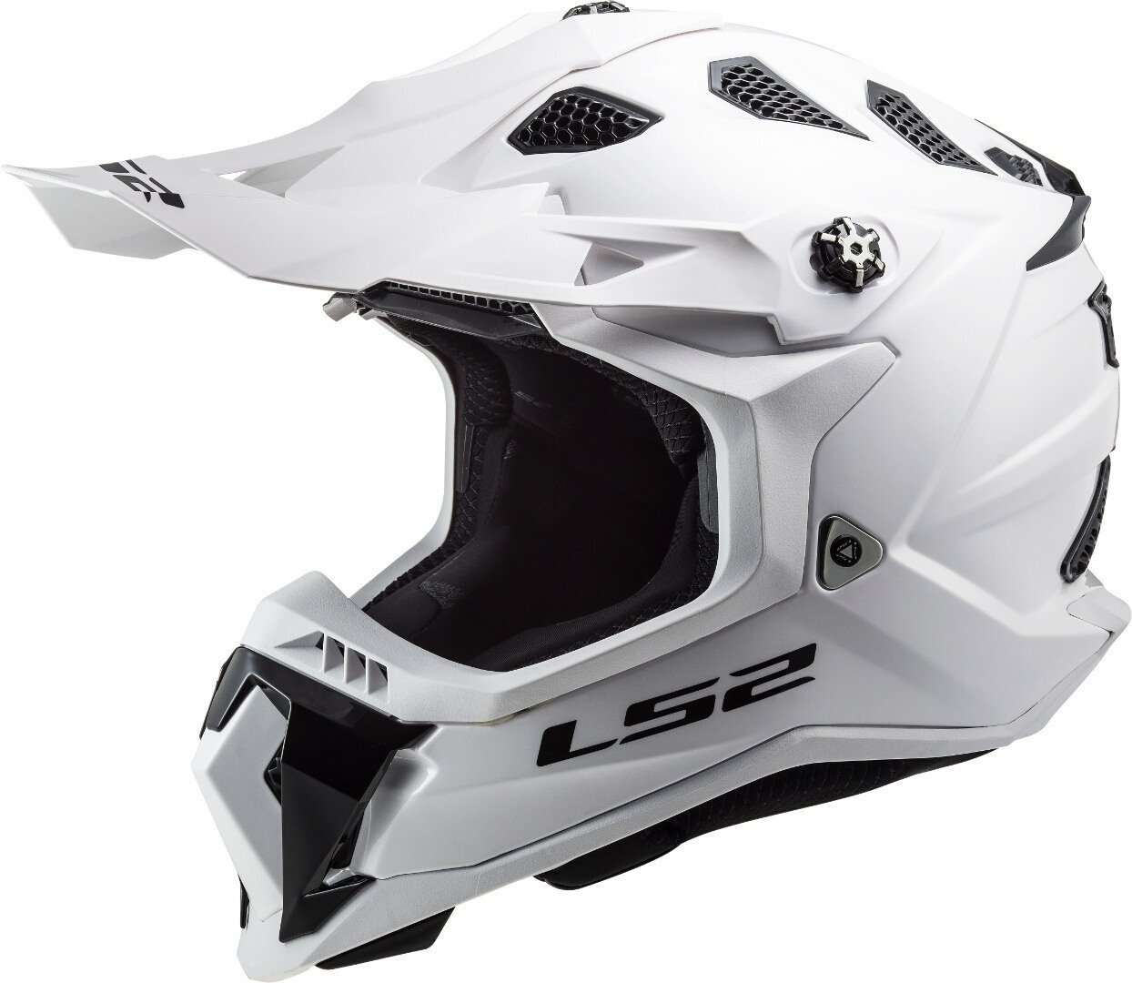 LS2 MX700 Subverter Evo Motorcross helm, wit, 2XL Voorman