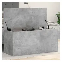 VidaXL Truhe Betongrau 100x42x46 cm Holzwerkstoff