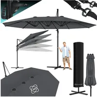 Kesser KESSER® Sonnenschirm Doppelsonnenschirm 4,6m x 2,7m Ampelschirm Abdeckung