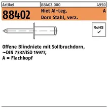 F. REYHER Nchfg. GmbH & Co. KG Blindniete Flachkopf 6 x 20 250 Stück