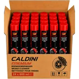 Caldini Bremsenreiniger 24 x 600 ml, acetonfreier Teilereiniger und Entfetter in Spraydose, entfernt Öl, Fett und Schmutz von Bremsen und Kupplungsteilen, Schnell & Rückstandsfrei, Made in Germany