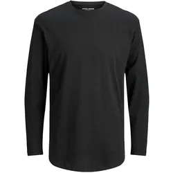 Jack & Jones Herren Langarmshirt JJENOA Relaxed Fit Schwarz Relaxed 12190128 XL