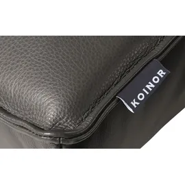 KOINOR Relaxliege Leder 70 x 95 x 175 cm Braun elektrisch mit Kissen