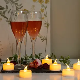InnovaGoods LED-Teelicht-Set Romandle 12 St. weiß