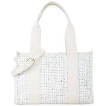 Valentino Candle Shopping Bag Shopper Synthetik Cream White/Multi