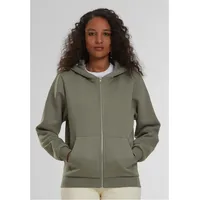URBAN CLASSICS Ladies Fluffy Zip Hoody Sweat - XXL
