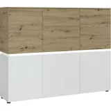 INOSIGN Highboard »Luci«, Breite 165,5 cm, weiß