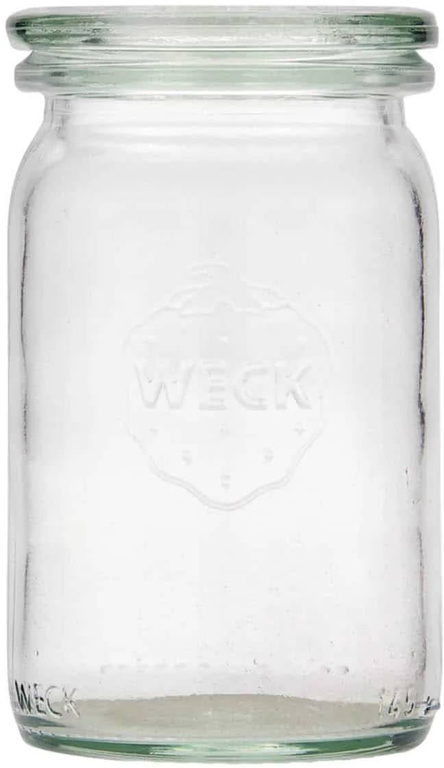 145 ml Vasetto WECK Cilindro, vetro, imboccatura: bordo rotondo