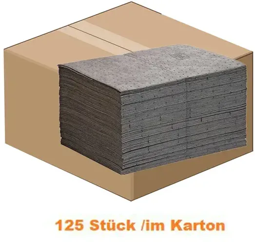 Absorptionsmatte PIG® Universal Matte Medium 125 Matten Abmessung 38 cm x 51 cm, Absorbiert 82,3 L je Karton