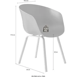 SalesFever Stuhl, Höhe: 77,5 cm, schwarz