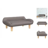 vidaXL Kindersofa Taupe 70x40x24 cm Stoff