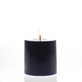 Deluxe Homeart Mia Deluxe LED Stumpenkerze 10 cm blau