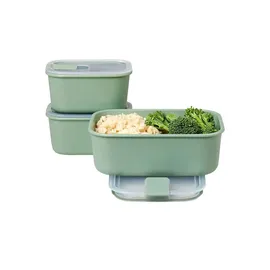 Mepal EasyClip Frischhaltedosen Set nordic sage 3-teilig 0,45 l + 1 l