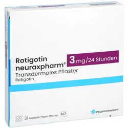 Rotigotin Neuraxpharm 3 Mg/24h Transdermales Pfl. 31 St