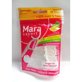 MARA EXPERT Zahnseide-Sticks Minze 48 St.