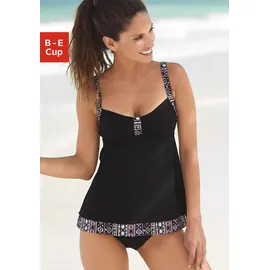 LASCANA Tankini schwarz-bunt 48 E,