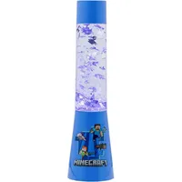 Paladone Minecraft Glitzer-Lavalampe Blau
