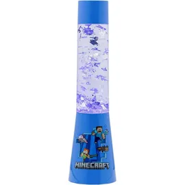 Paladone Minecraft Glitzer-Lavalampe Blau