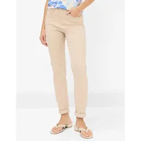 Brax Damen, Five-Pocket-Hose Style CAROLA ALMOND, denim beige, Gr.