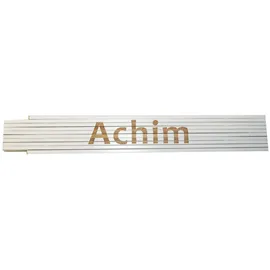Heka Zollstock Achim 2 m, weiß