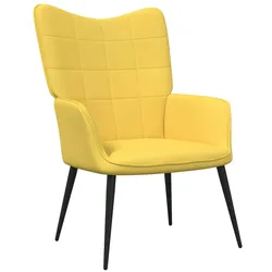 vidaXL Relaxsessel Senfgelb Stoff