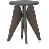 Vitra - Tabouret Solvay, Eiche dunkel / schwarz