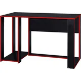 Hti-Living Gamer Gaming Desk 120 x 54 cm schwarz/rot