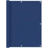 vidaXL Balkon-Sichtschutz Blau 120x600 cm Oxford-Gewebe