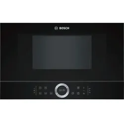 Bosch Serie  8, Einbau-Mikrowelle, 60 x 38 cm, Schwarz BFL634GB1