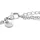 Tom Tailor Infinity Armband Edelstahl Blau 2100643 Größe 20 cm