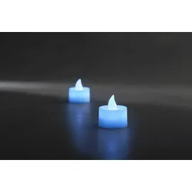 Konstsmide LED Teelicht 2er Set klein blau