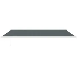 vidaXL Einziehbar Markise 500 x 300 cm anthrazit 3154540