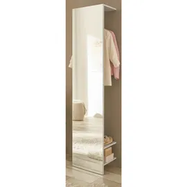 furn.design Center Kompaktgarderobe 50 x 30 x 200 cm weiß