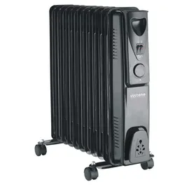 Volteno Elektrischer Ölradiator VO0157 2500W 11 Rippen Schwarz