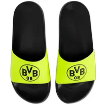 BVB Borussia Dortmund BVB Badeschlappen neon Schwarz, 41/42